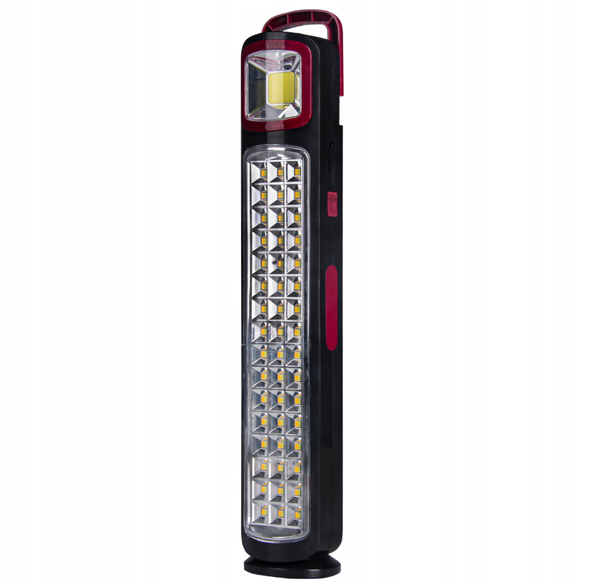 LED werkplaats lamp - 12,8W - Oplaadbaar + Solar - Koud wit LED werkplaats lamp - 12,8W - Oplaadbaar + Solar - Koud wit